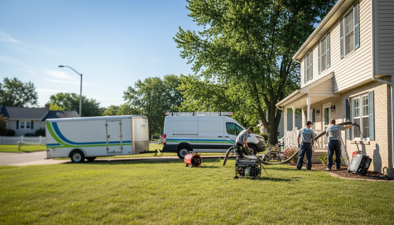 Flooded Basement Restoration And Cleanup With Repair in Burnsville, MN near me